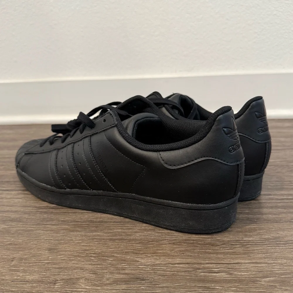 Adidas Superstar 'All Black' sz 13